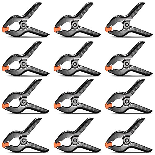 Neewer 12-Pack Muslin Backdrop Spring Clamp 4.5 inches 11.4 Centime...